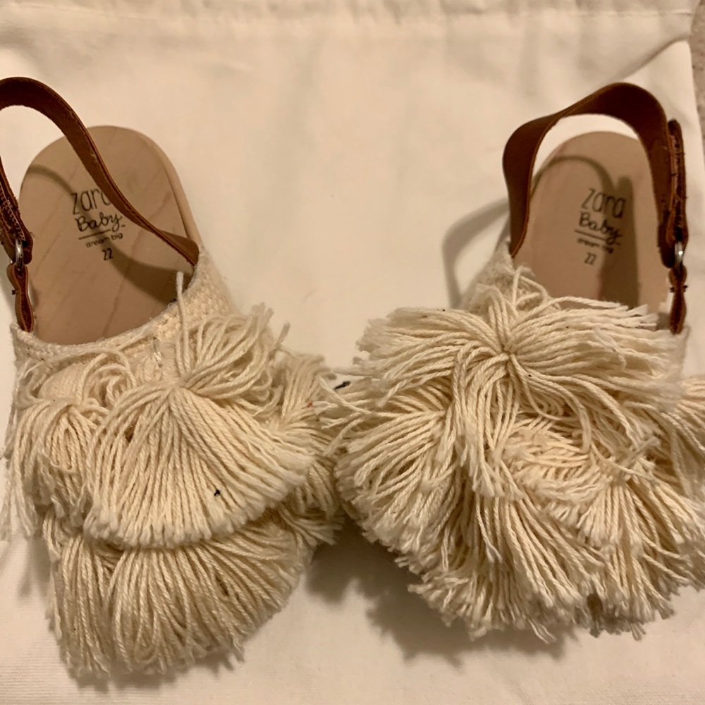Zara Fringe Sandals
